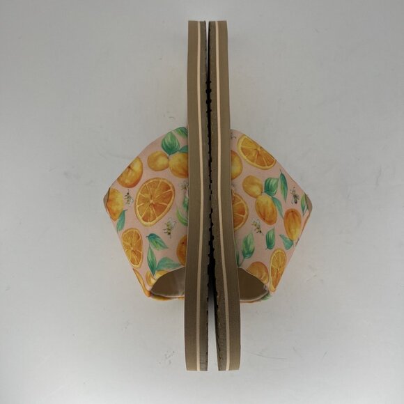 TOMS Earthwise Bee Fruit Sandals Comfort Slip-On Women's Size 12 Slides - Picture 7 of 9